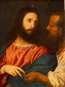TIZIANO Vecellio The Tribute Money r oil painting